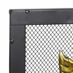 Discount ❤️ Grayson Lane Farmhouse Fireplace Screen - Green- Metal - 33-in X 39-in 🤩 -GRAYSON LANE Sales 2022 330858486 AlternateImage3 l