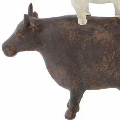 Budget 😀 Grayson Lane Farmhouse Animals Sculpture - Brown Poly Stone - 14-in X 11-in 😉 -GRAYSON LANE Sales 2022 330858495 AlternateImage2 l