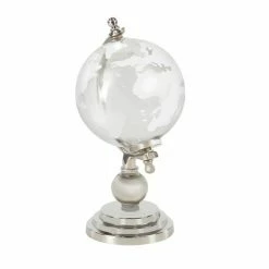 Coupon ⌛ Grayson Lane Traditional Globe - Silver Glass - 11-in x 6-in ❤️ -GRAYSON LANE Sales 2022 330858498 AlternateImage4 l