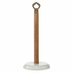 Cheap 🌟 Grayson Lane Marble Freestanding White Paper Towel Holder 🛒
