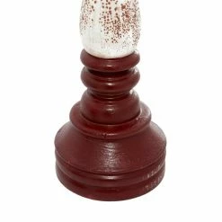 Buy 👍 Grayson Lane 3-Candle Wood Pillar Holder - 20-in, 16-in, 12-in 😉 -GRAYSON LANE Sales 2022 330858511 AlternateImage3 l