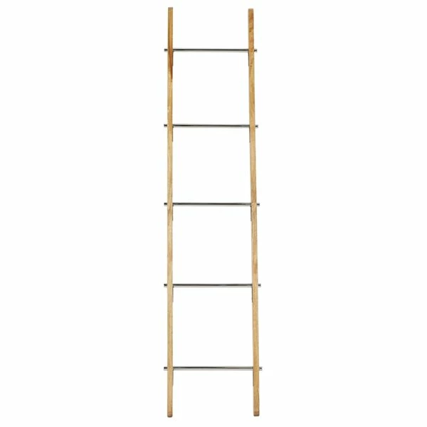 Hot Sale 🤩 Grayson Lane Contemporary Ladder - Brown Stainless Steel - 72-in X 17-in x 2-in C 🤩 1 Hot Sale 🤩 Grayson Lane Contemporary Ladder - Brown Stainless Steel - 72-in X 17-in x 2-in C 🤩