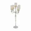 Budget ❤️ Grayson Lane 5-Candle Metal Hurricane Holder - 44-in x 20-in 🧨