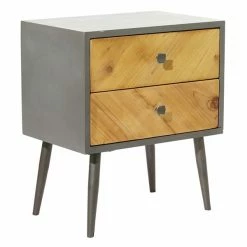 Deals 🔥 Grayson Lane Grey 2-Drawer Accent Chest 😀 -GRAYSON LANE Sales 2022 330858515 AlternateImage4 l