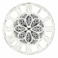 Promo ✔️ Grayson Lane Analog 28-in x 28-in White Round Wall Standard Clock ✨