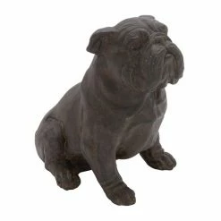 Best Pirce 🔥 Grayson Lane Traditional 🦮 Dog Sculpture - Brown Poly Stone - 11-in X 10-in 👍