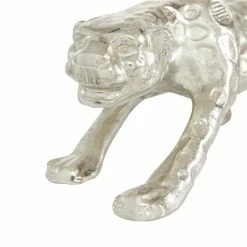 Discount ✔️ Grayson Lane Leopard Contemporary Sculpture - Silver Aluminum - 5-in X 21-in 🔔 -GRAYSON LANE Sales 2022 330858521 AlternateImage2 l