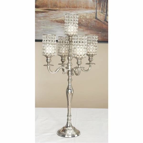 Hot Sale ๐ฅ Grayson Lane 5-Candle Metal Hurricane Holder - 29-in x 15-in ๐งจ 2 Hot Sale ๐ฅ Grayson Lane 5-Candle Metal Hurricane Holder - 29-in x 15-in ๐งจ - Image 2