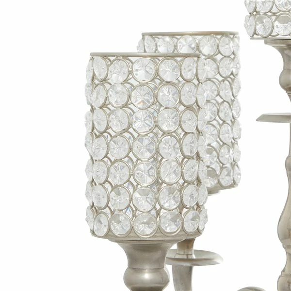 Hot Sale ๐ฅ Grayson Lane 5-Candle Metal Hurricane Holder - 29-in x 15-in ๐งจ 3 Hot Sale ๐ฅ Grayson Lane 5-Candle Metal Hurricane Holder - 29-in x 15-in ๐งจ - Image 3