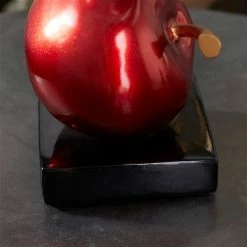 Discount 🔔 Grayson Lane Glam Decorative Apple - Red Poly Stone - 19-in X 8-in ✨ -GRAYSON LANE Sales 2022 330858530 AlternateImage2 l