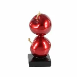 Discount 🔔 Grayson Lane Glam Decorative Apple - Red Poly Stone - 19-in X 8-in ✨ -GRAYSON LANE Sales 2022 330858530 AlternateImage3 l