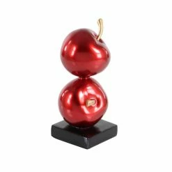 Discount 🔔 Grayson Lane Glam Decorative Apple - Red Poly Stone - 19-in X 8-in ✨ -GRAYSON LANE Sales 2022 330858530 AlternateImage4 l
