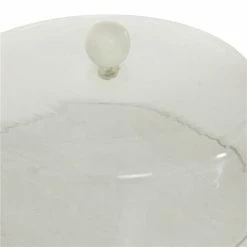 Outlet ✨ Grayson Lane 8-in x 12-in x 12-in Cake Stand - White Marble 😀 -GRAYSON LANE Sales 2022 330858531 AlternateImage2 l