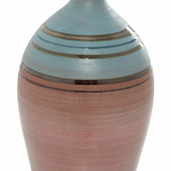 Hot Sale 🎁 Grayson Lane Contemporary Vase - Pink Ceramic - 15-in X 6-in x 6-in ⭐ 3 Hot Sale 🎁 Grayson Lane Contemporary Vase - Pink Ceramic - 15-in X 6-in x 6-in ⭐ - Image 3