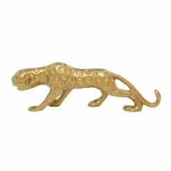 Wholesale ✔️ Grayson Lane Leopard Contemporary Sculpture - Gold Aluminum - 5-in X 3-in ⭐ -GRAYSON LANE Sales 2022 330858533 AlternateImage3 l