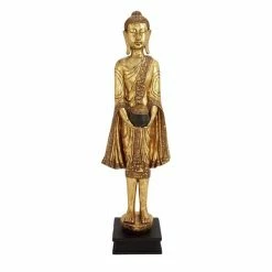 Flash Sale 🔥 Grayson Lane Buddha Eclectic Sculpture - Gold Resin - 54-in X 16-in 👏