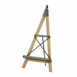 Wholesale 🥰 Grayson Lane Industrial Easel Light - Brown Iron - 26-in X 14-in 🎁 -GRAYSON LANE Sales 2022 330858553 AlternateImage4 l