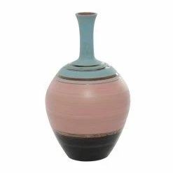 Wholesale ๐ Grayson Lane Contemporary Vase - Pink Ceramic - 15-in X 9-in x 9-in ๐คฉ