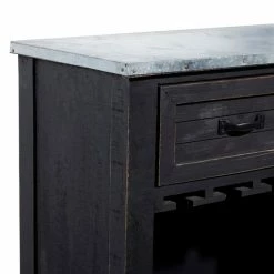 Top 10 ⌛ Grayson Lane 12-Bottle Black Wood Farmhouse Wine Storage ✔️ -GRAYSON LANE Sales 2022 330858572 AlternateImage2 l
