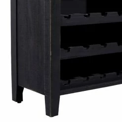 Top 10 ⌛ Grayson Lane 12-Bottle Black Wood Farmhouse Wine Storage ✔️ -GRAYSON LANE Sales 2022 330858572 AlternateImage3 l