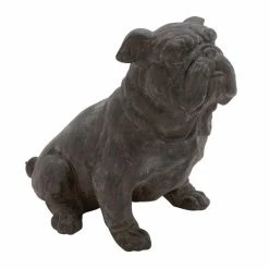 Buy ⌛ Grayson Lane 🐶 Dog Traditional Sculpture - Black Resin - 13-in X 17-in 🎉