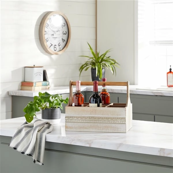 Cheap 💯 Grayson Lane Boho Style Tray - Brown Wood - 12-in X 15-in x 10-in ⌛ 2 Cheap 💯 Grayson Lane Boho Style Tray - Brown Wood - 12-in X 15-in x 10-in ⌛ - Image 2