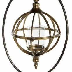 Deals 😉 Grayson Lane 1-Candle Metal Lantern Holder - 66-in x 16-in ❤️ -GRAYSON LANE Sales 2022 330858580 AlternateImage5 l