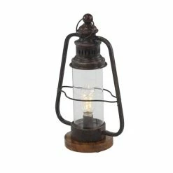 New 😉 Grayson Lane Metal Lantern Holder - 16-in x 10-in 🎁 -GRAYSON LANE Sales 2022 330858585 AlternateImage5 l