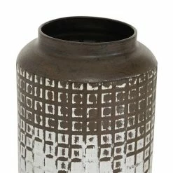 Discount 🥰 Grayson Lane Set of 2 6-in x 11-in Boho Style Vase - Black - Metal 🧨 -GRAYSON LANE Sales 2022 330858596 AlternateImage2 l