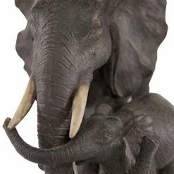 Buy ✨ Grayson Lane Eclectic Elephant Sculpture - Dark Brown Resin - 9-in X 14-in 🎁 -GRAYSON LANE Sales 2022 330858599 AlternateImage2 l