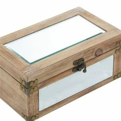 Best Pirce ⭐ Grayson Lane Set of 2 12-in , 9-in Brown Natural Box Wood 🥰 -GRAYSON LANE Sales 2022 330858600 AlternateImage2 l