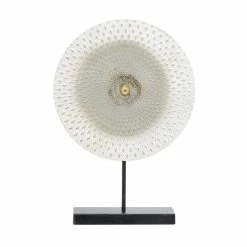 Coupon 🎉 Grayson Lane Abstract Contemporary Sculpture - Grey Metal - 20-in X 14-in 😉 -GRAYSON LANE Sales 2022 330858606 AlternateImage4 l