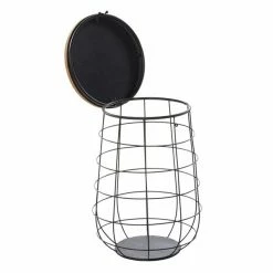 Hot Sale ✔️ Grayson Lane Set of 3 18-in , 20-in , 23-in Farmhouse Storage Basket - Brown - Metal 🔔 -GRAYSON LANE Sales 2022 330858610 AlternateImage7 l