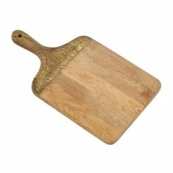 Hot Sale 💯 Grayson Lane 18-in x 10-in Natural Brown Wood Cutting Board 🎉 -GRAYSON LANE Sales 2022 330858611 AlternateImage4 l
