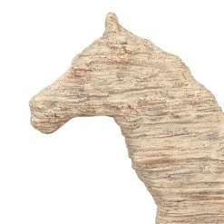 Coupon ✔️ Grayson Lane Horse Vintage Sculpture - Beige Poly Stone - 19-in X 12-in 👍 -GRAYSON LANE Sales 2022 330858613 AlternateImage2 l