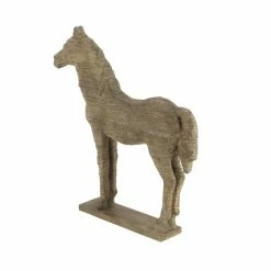 Coupon ✔️ Grayson Lane Horse Vintage Sculpture - Beige Poly Stone - 19-in X 12-in 👍 -GRAYSON LANE Sales 2022 330858613 AlternateImage4 l