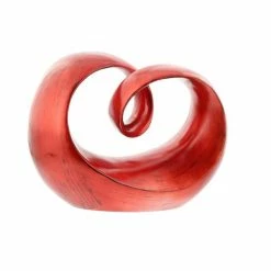 Discount 👍 Grayson Lane Abstract Contemporary Sculpture - Red Poly Stone - 9-in X 12-in 😉 -GRAYSON LANE Sales 2022 330858615 AlternateImage3 l