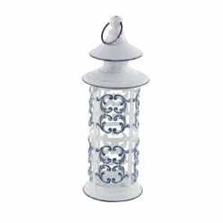 Budget ✔️ Grayson Lane 1-Candle Metal Lantern Holder - 20-in x 7-in 🧨 -GRAYSON LANE Sales 2022 330858617 AlternateImage5 l