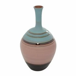New ✨ Grayson Lane Contemporary Vase - Pink Ceramic - 18-in X 10-in x 10-in ✨ -GRAYSON LANE Sales 2022 330858619 AlternateImage4 l
