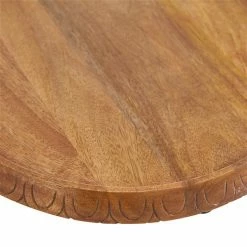 Best Pirce 👍 Grayson Lane 9-in x 13-in Natural Cake Stand with Cloche - Brown Wood and Glass ✨ -GRAYSON LANE Sales 2022 330858630 AlternateImage2 l