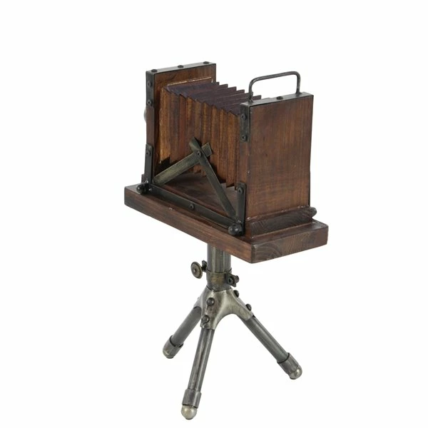 Deals 🌟 Grayson Lane Vintage Camera Sculpture - Brown Wood - 17-in X 11-in 🎁 5 Deals 🌟 Grayson Lane Vintage Camera Sculpture - Brown Wood - 17-in X 11-in 🎁 - Image 5