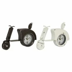 Best Sale ❤️ Grayson Lane Black/White Analogue Novelty Tabletop Standard Clock - Set of 2 👍