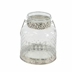Best reviews of 🛒 Grayson Lane 2 Candle Clear Glass Lantern Farmhouse Candle Holder - Set of 2 😍 -GRAYSON LANE Sales 2022 330858645 AlternateImage5 l