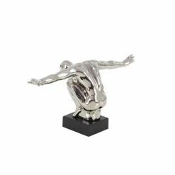 Promo 🤩 Grayson Lane 8-in x 17-in Traditional Sculpture Silver Porcelain Man 💯 -GRAYSON LANE Sales 2022 330858653 AlternateImage4 l