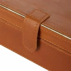 Outlet ⌛ Grayson Lane Box Brown Leather - Set of 2 🔔 -GRAYSON LANE Sales 2022 330858655 AlternateImage2 l