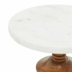 Budget 🔔 Grayson Lane 5-in x 10-in Natural White Marble Serving Tray 💯 -GRAYSON LANE Sales 2022 330858657 AlternateImage2 l