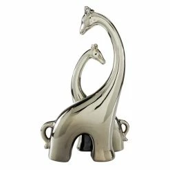 Flash Sale 🎉 Grayson Lane 15-in x 11-in Contemporary Sculpture Silver Ceramic Giraffe 😍 -GRAYSON LANE Sales 2022 330858660 AlternateImage5 l