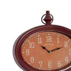 New 😍 Grayson Lane Multiple Colours Analogue Oval Wall Standard Clock - Set of 4 😉 -GRAYSON LANE Sales 2022 330858661 AlternateImage4 l