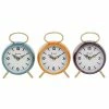 Cheapest 🎁 Grayson Lane Multiple Colours Analogue Round Tabletop Clock - Set of 3 🔥