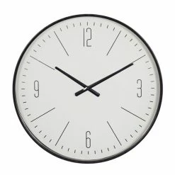 Hot Sale 🛒 Grayson Lane Black/White Analogue Round Wall Standard Clock 🎉
